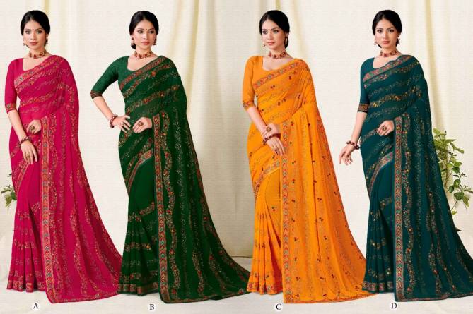 Ronisha Divine Festive Wear Wholesale Designer Saree Catalog
